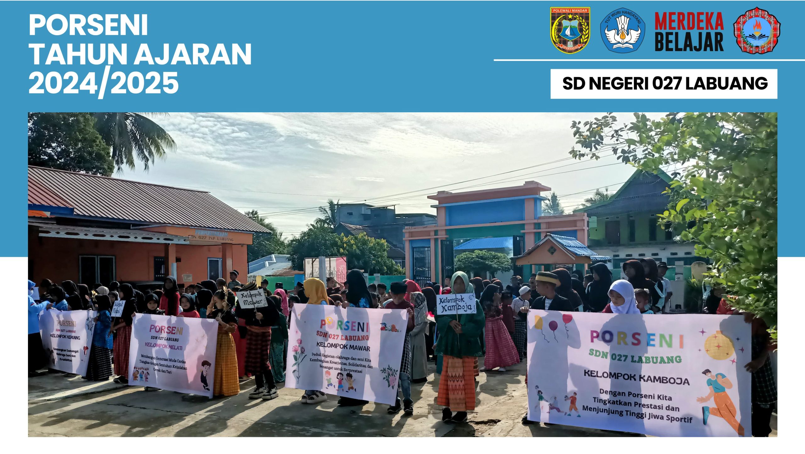Semarak PORSENI SD Negeri 027 Labuang: Wadah Tumbuh Kembang Bakat dan Sportivitas Peserta Didik