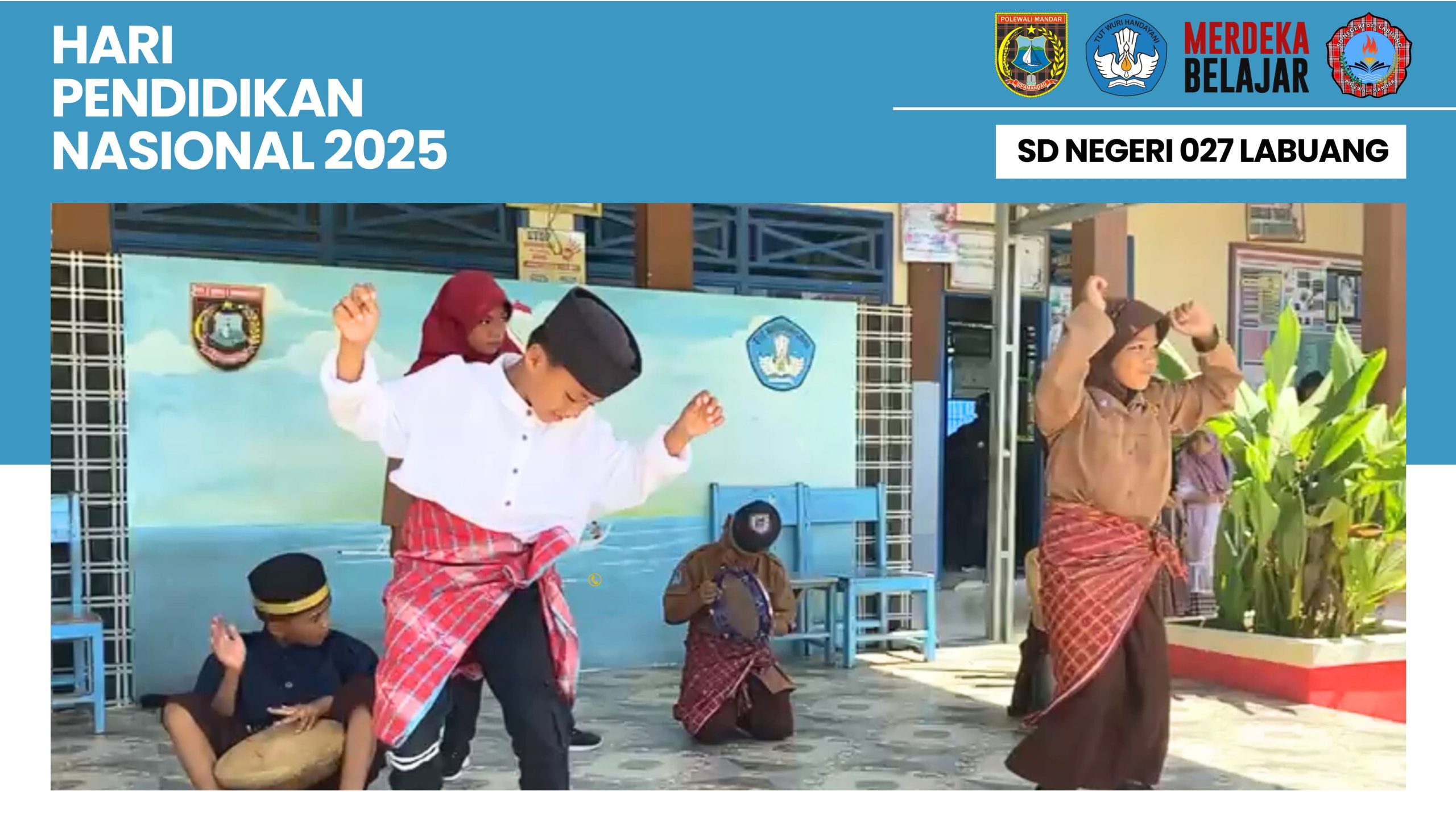 Semarak Hari Pendidikan Nasional 2025, SDN 027 Labuang Tampilkan Bakat Peserta Didik