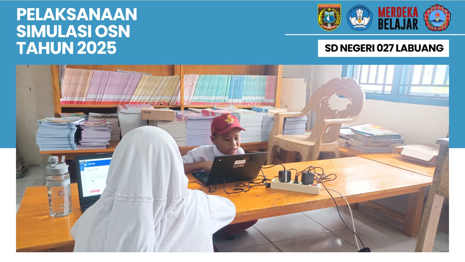 SD NEGERI 027 LABUANG GELAR SIMULASI OSN TINGKAT KABUPATEN TAHUN 2025