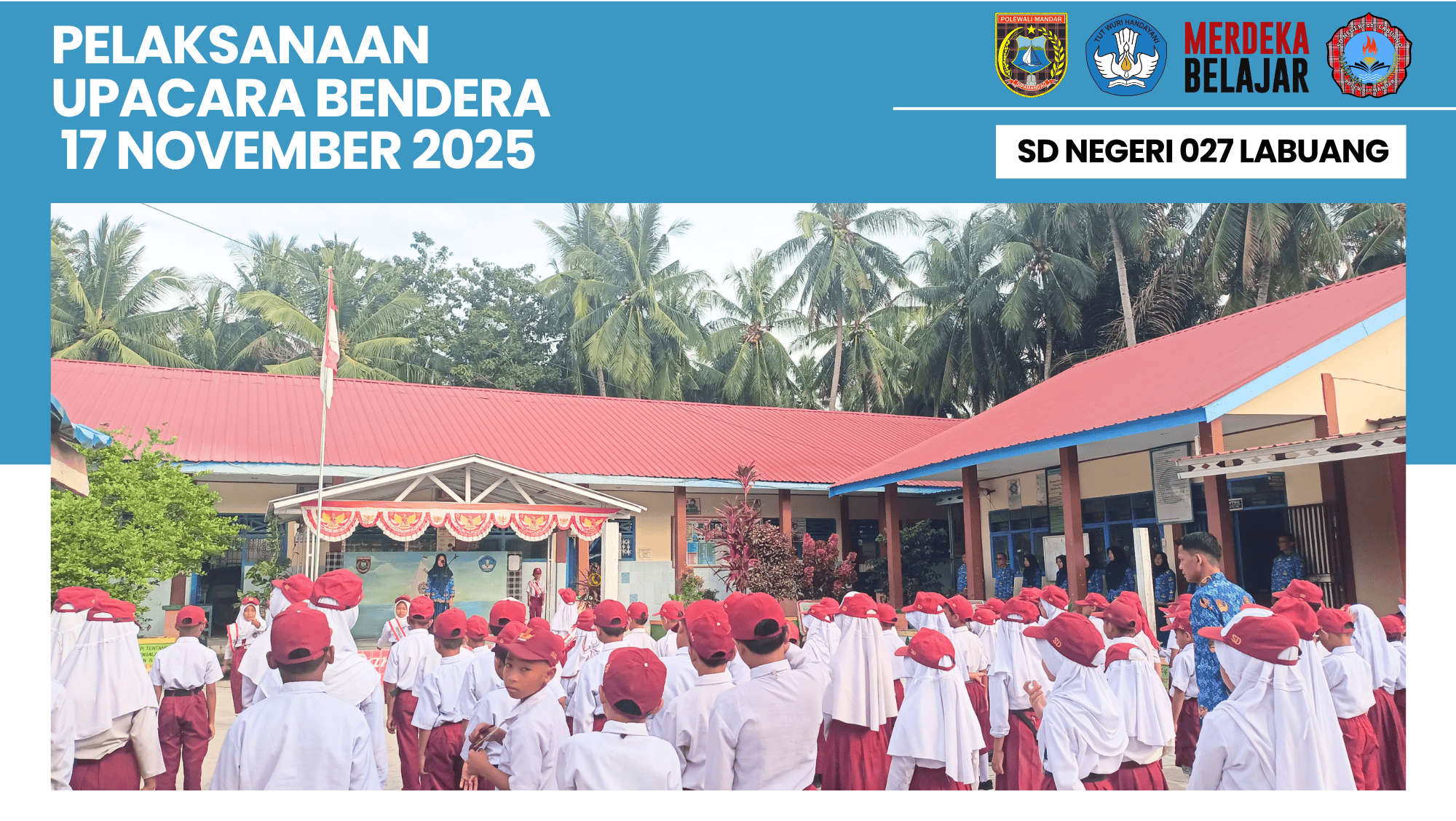 Upacara Bendera 17 November Berjalan Khidmat dan Penuh Disiplin